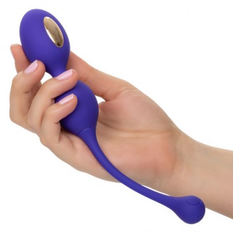 Фиолетовые виброшарики с электростимуляцией Impulse Intimate E-Stimulator Dual Kegel