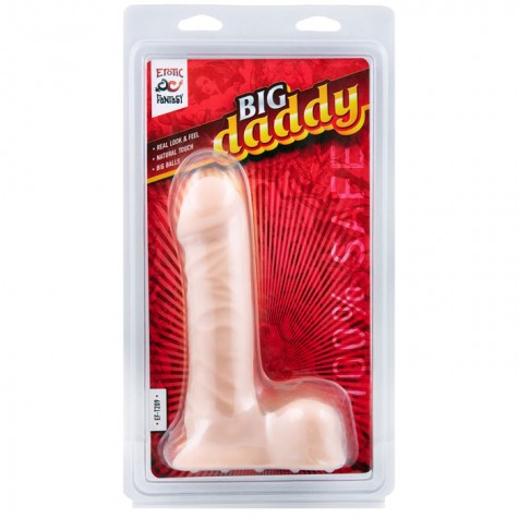 Большой фаллоимитатор Big Daddy - 17,5 см.