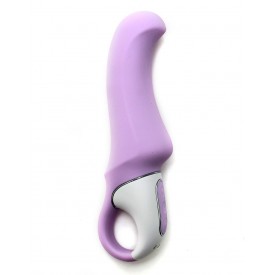 Сиреневый вибратор Satisfyer Vibes Charming Smile - 18,5 см.